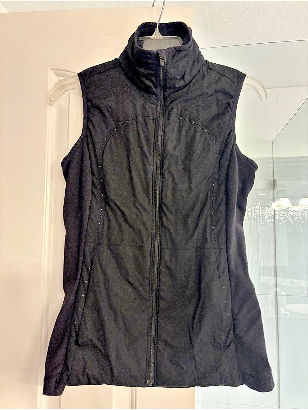 lululemon Down for It All Vest Black Athletic Vest
